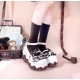 Sheep Puff Chocolate Platform Shoes(Limited Pre-Order/5 Colours/Full Payment Without Shipping)